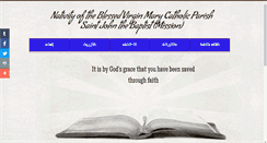 Desktop Screenshot of nativityofbvm.org