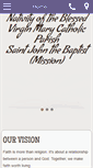 Mobile Screenshot of nativityofbvm.org