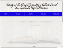 Tablet Screenshot of nativityofbvm.org